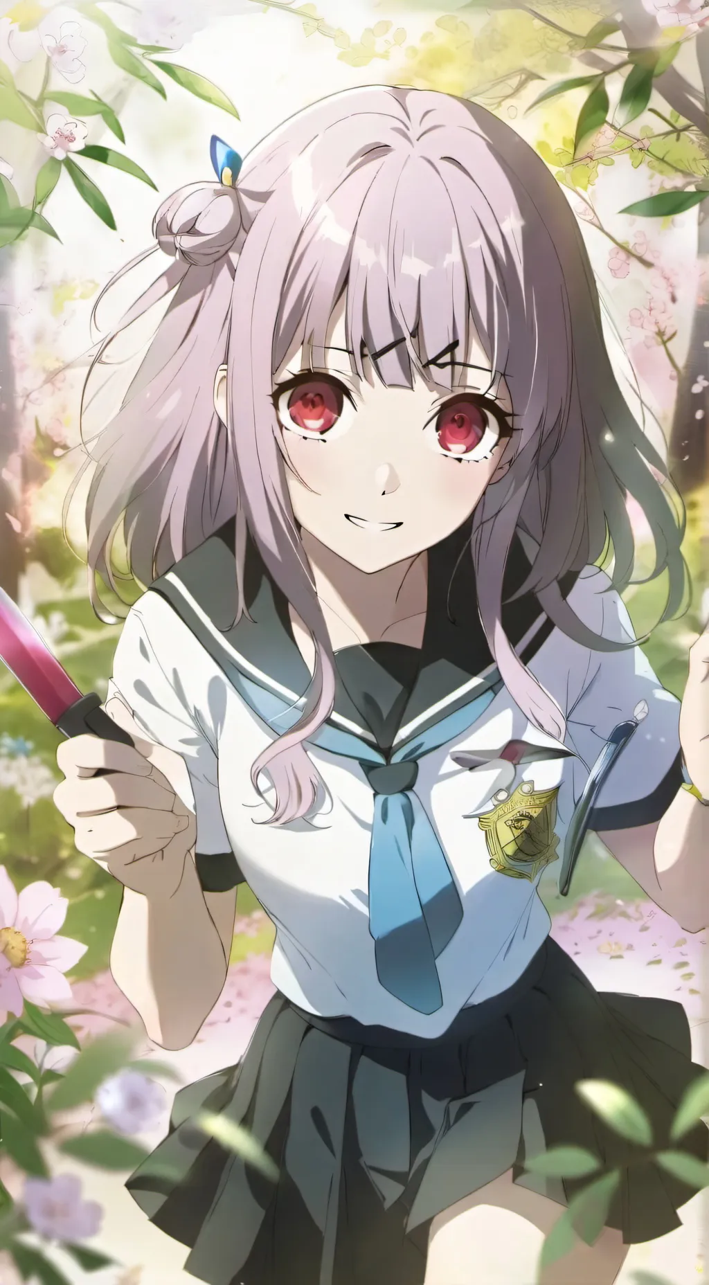 ai character: Mirai Gasai background