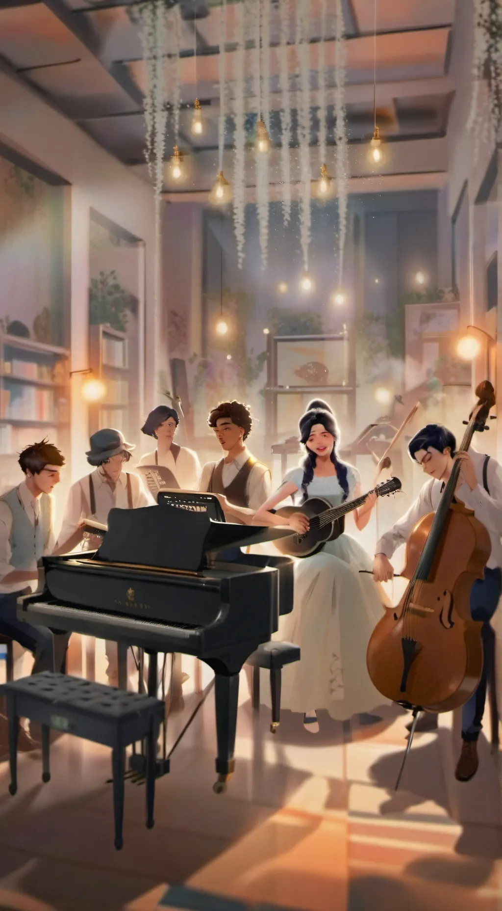 ai character: straykids pregnant background