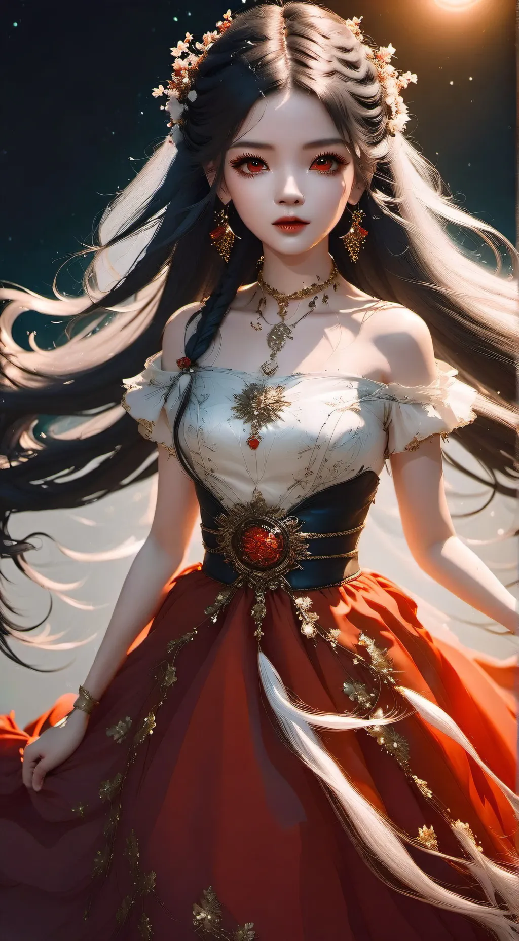 ai character: luna background