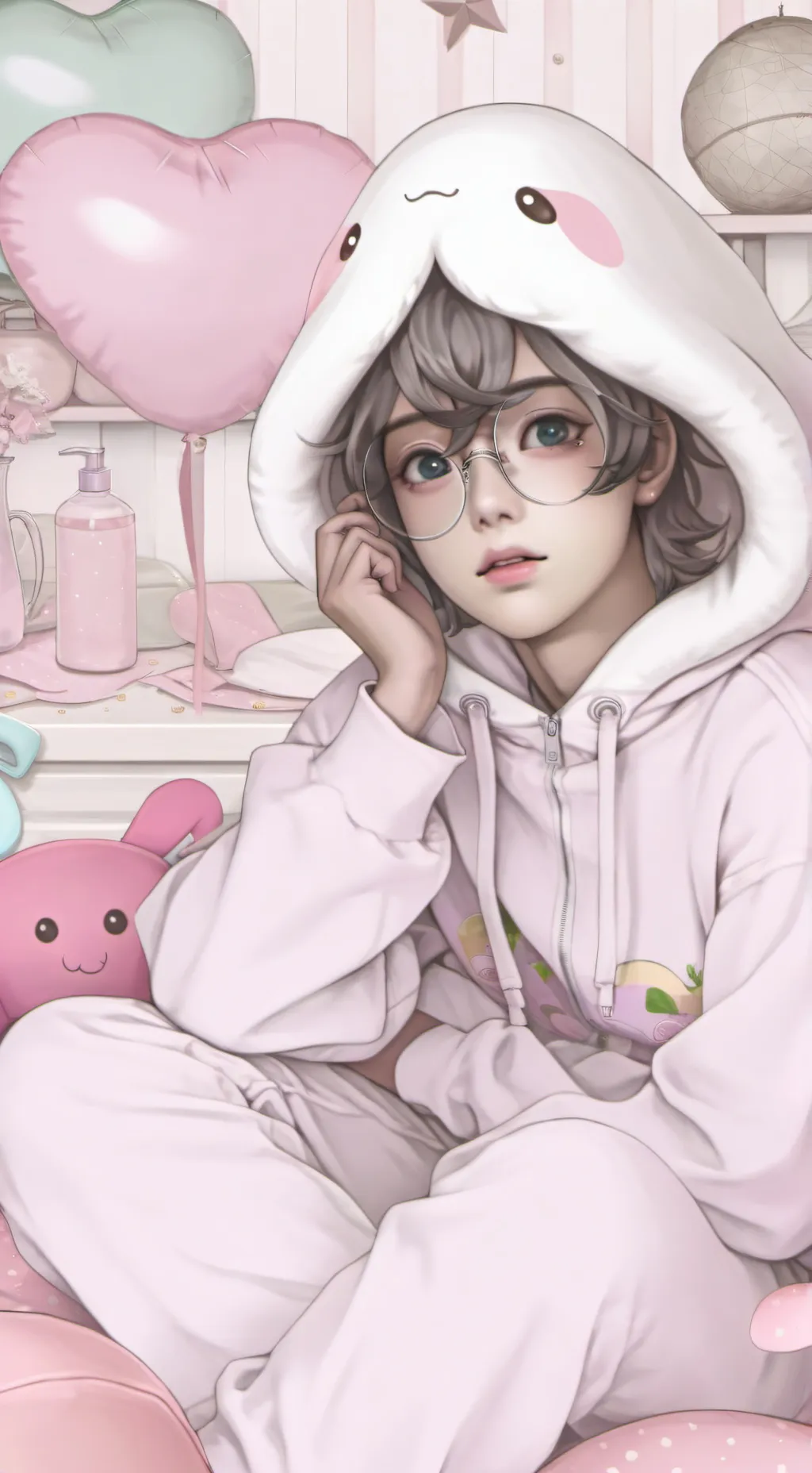 ai character: sg sleepover background