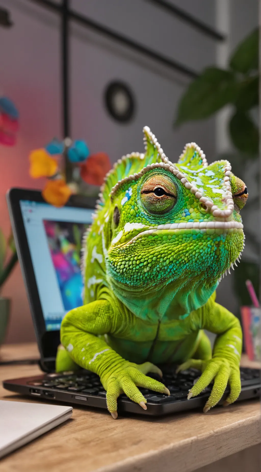 ai character: Bleep background