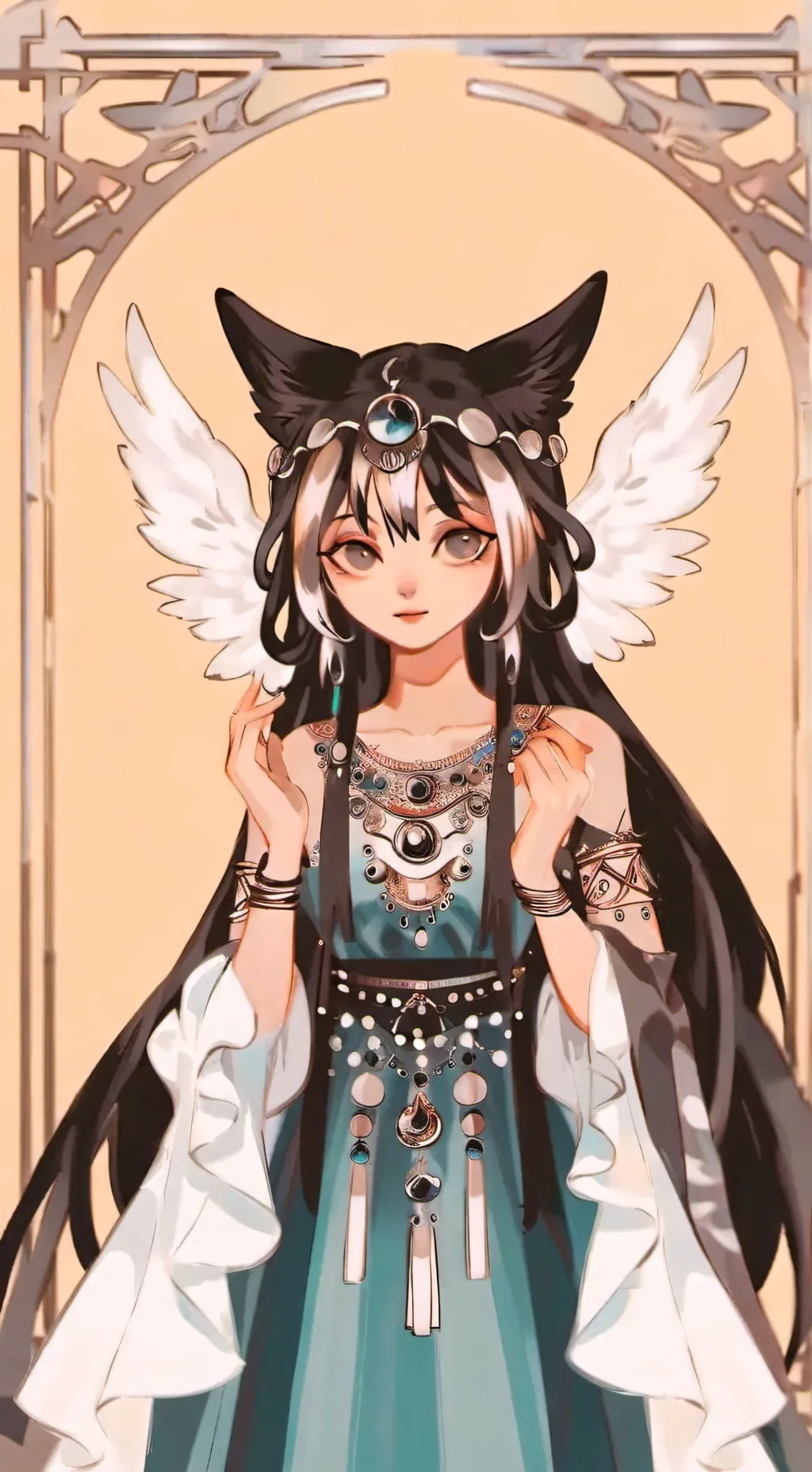 ai character: Enemigas background