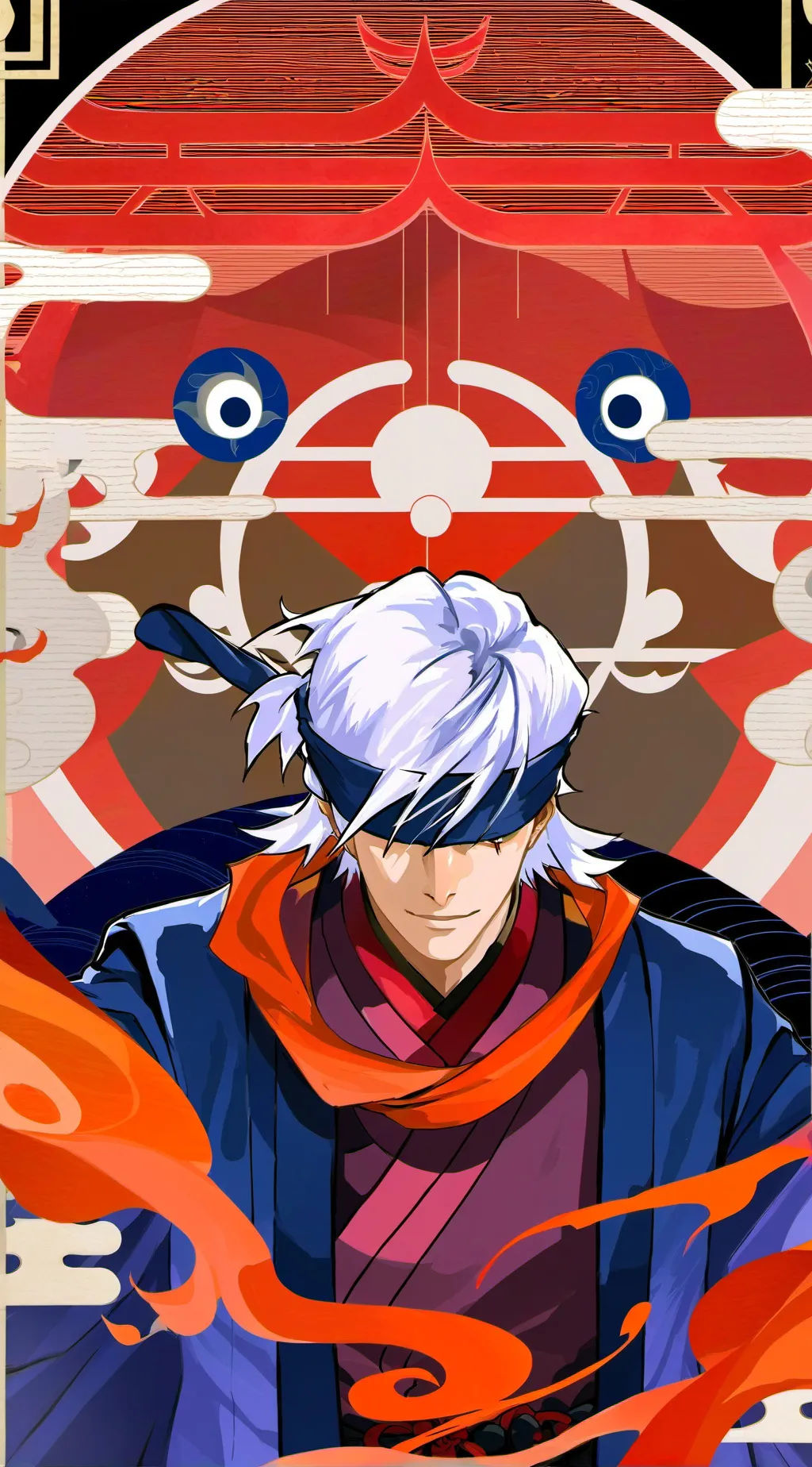 ai character: Gojo Satoru background