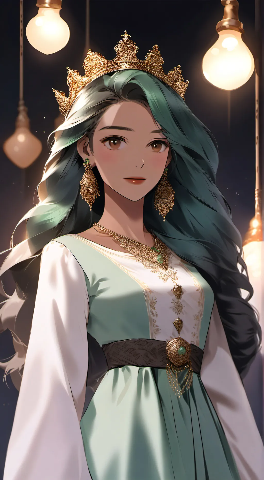 ai character: Princess Nicole  background