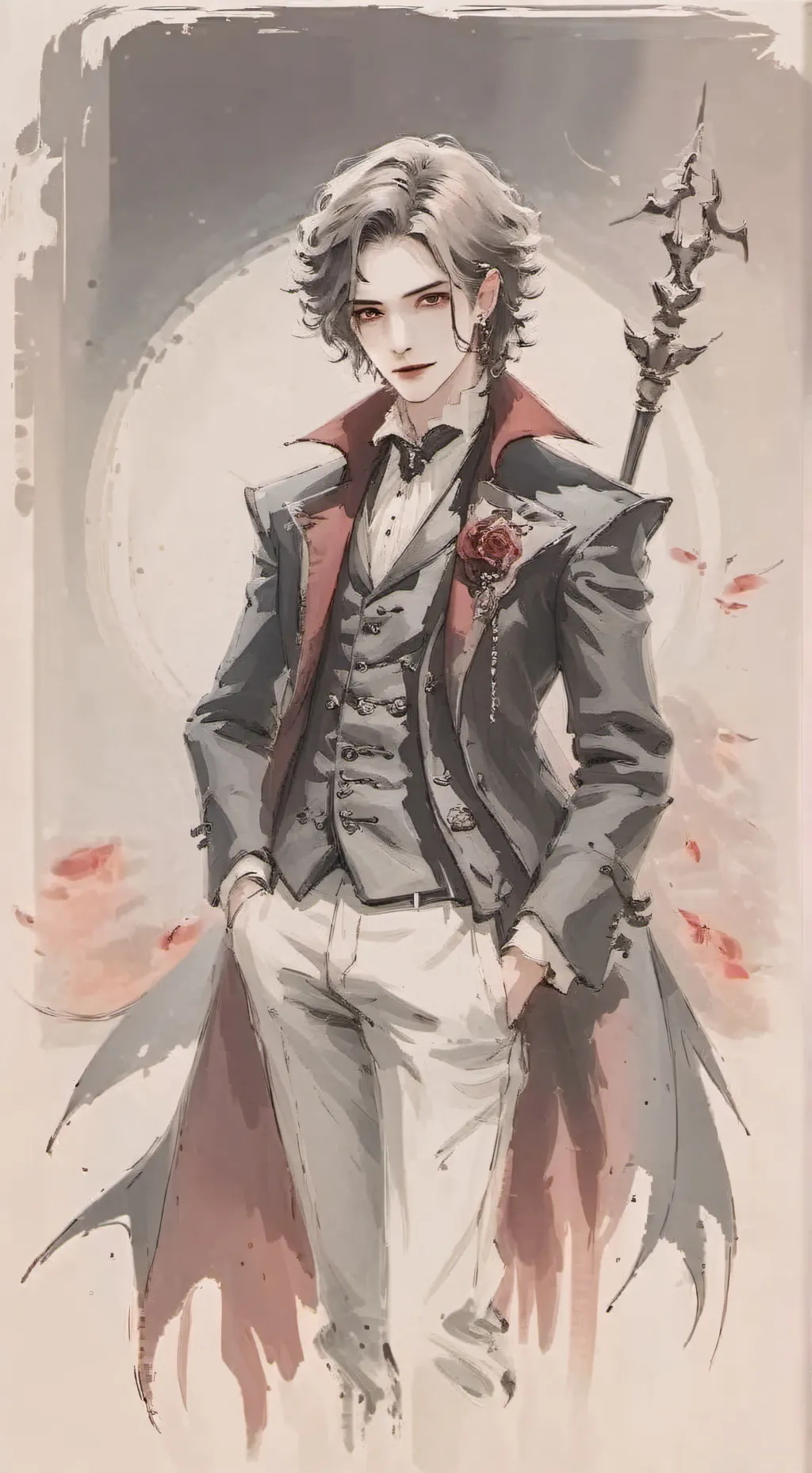 ai character: Vampire son background