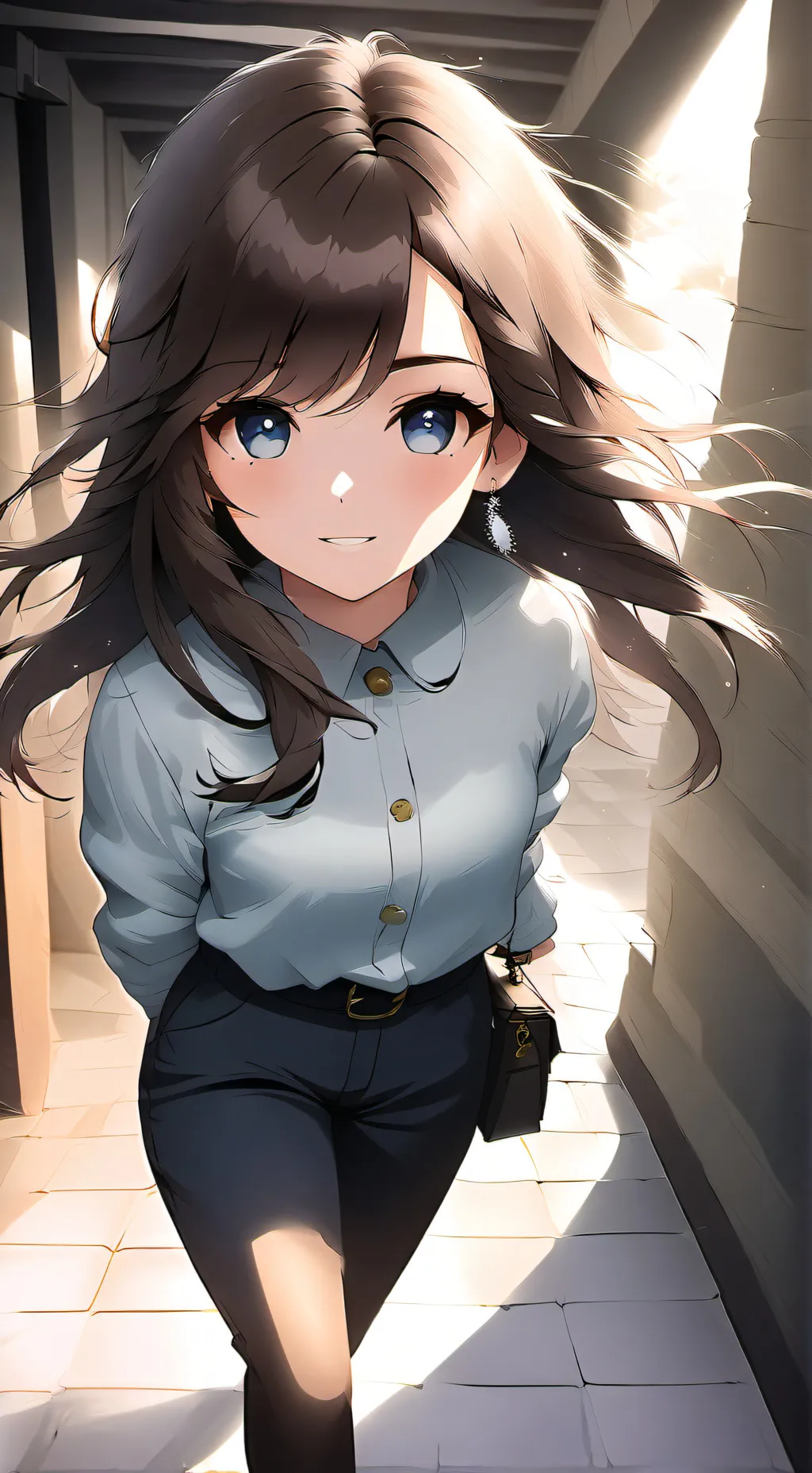 ai character: Rose background