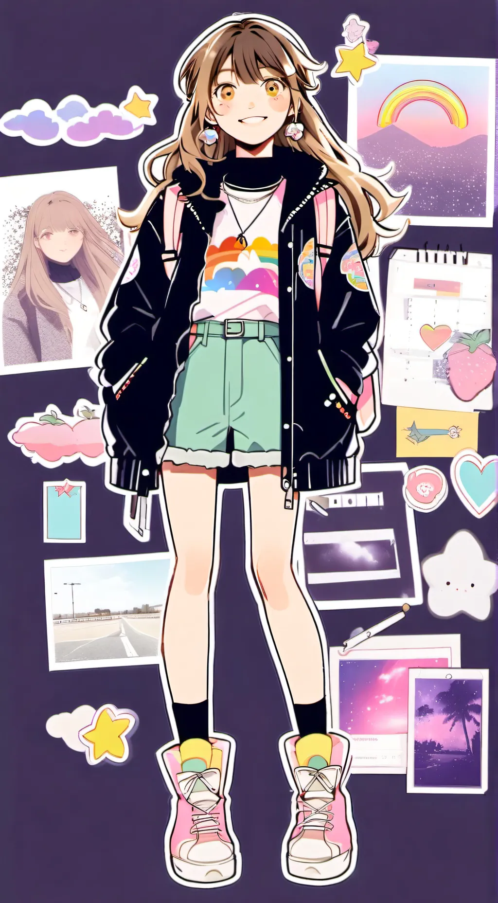 ai character: •<☆Francesca☆>• background