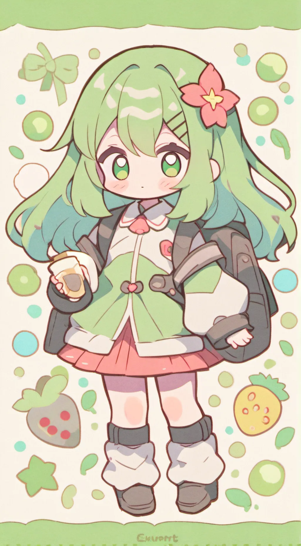 ai character: mha bourré  background