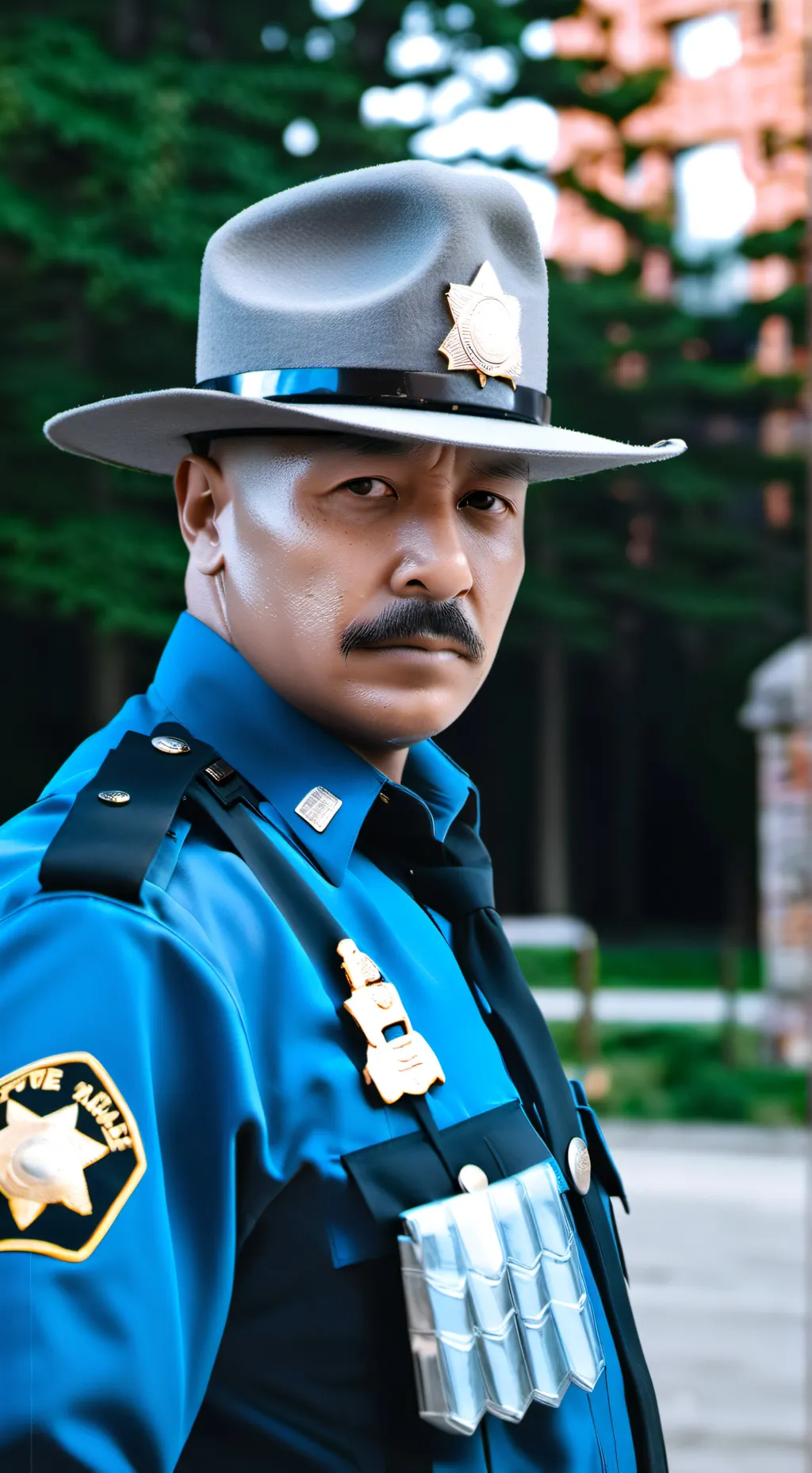 ai character: State trooper Dan background