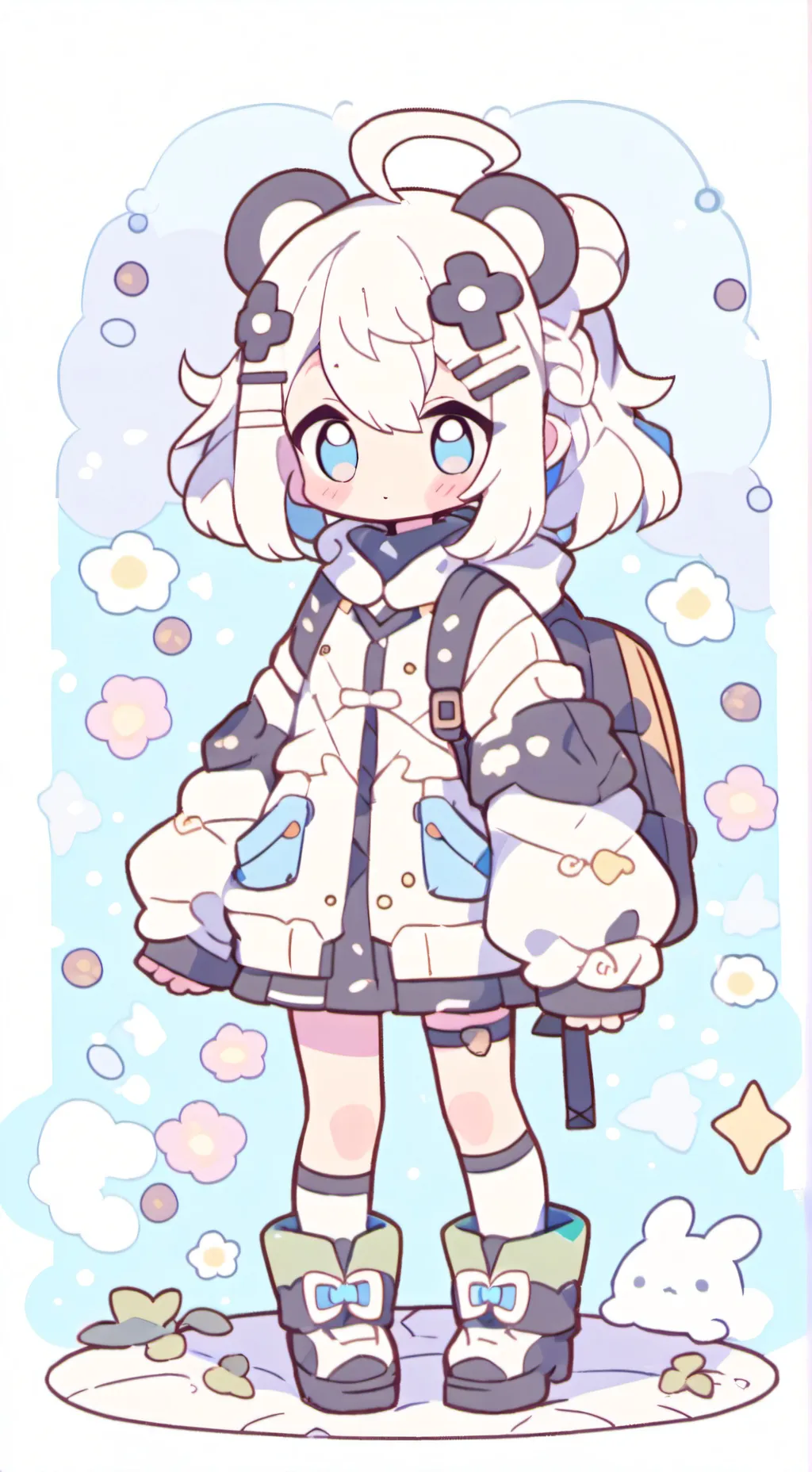 ai character: hija de deku baku background