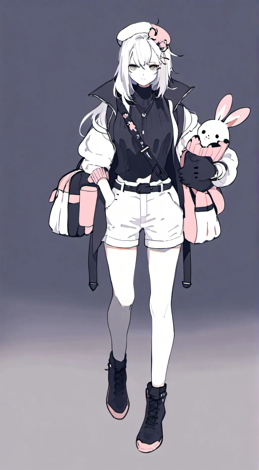 ai character: Omenaso x smoke background