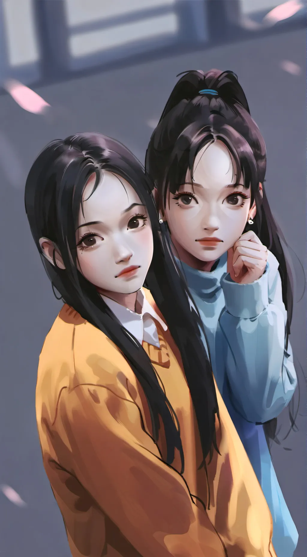 ai character: Freya & Bea background