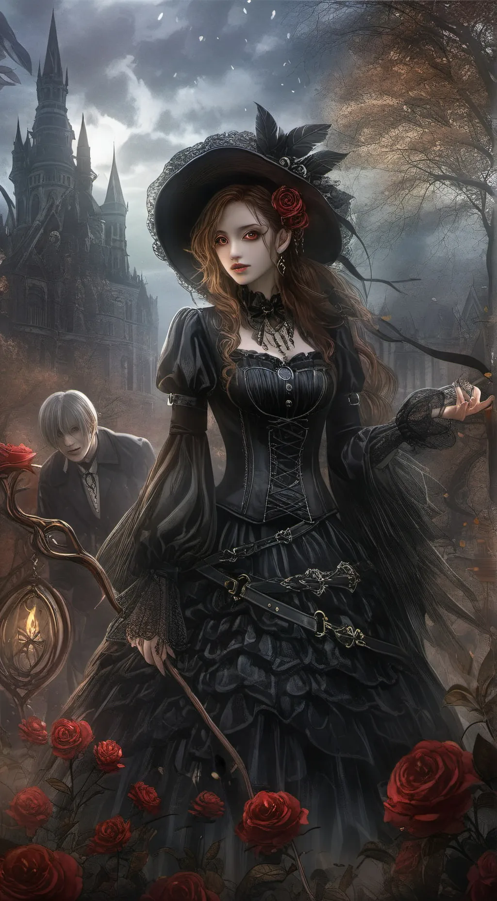 ai character: Witch Scarlett  background