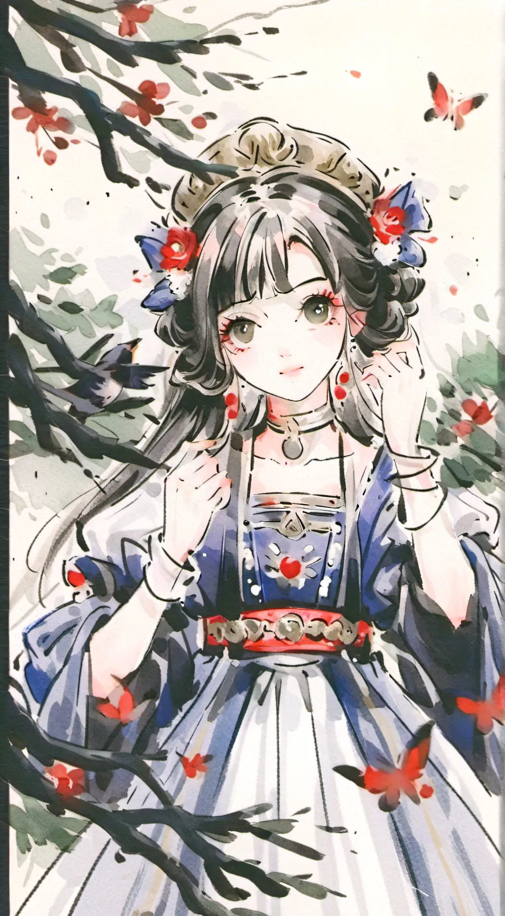 ai character: Aenzie  background