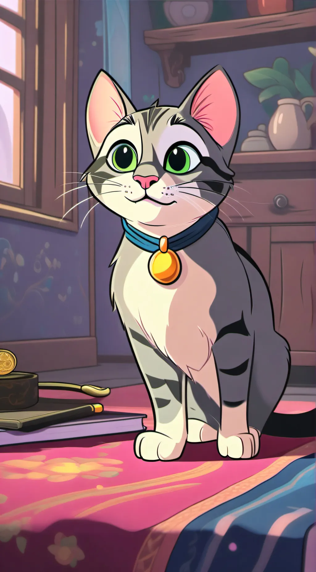 ai character: meme cat background