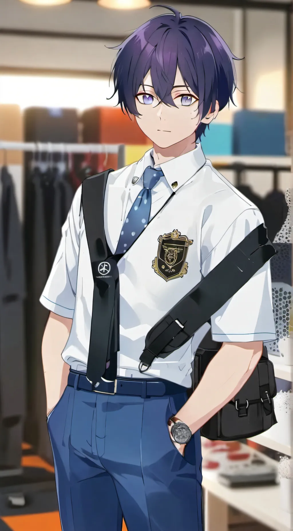 ai character: Anthony  background