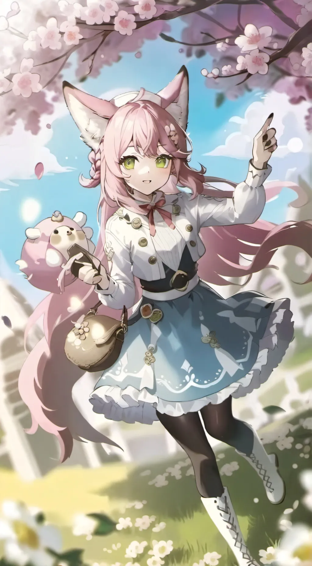 ai character: furry background