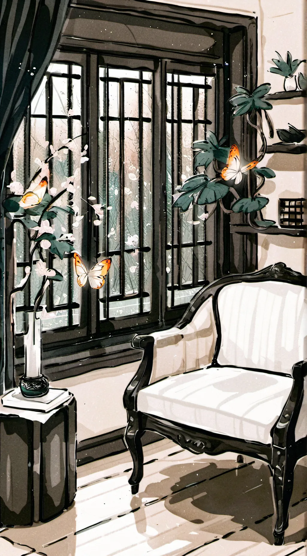 ai character: New family  background