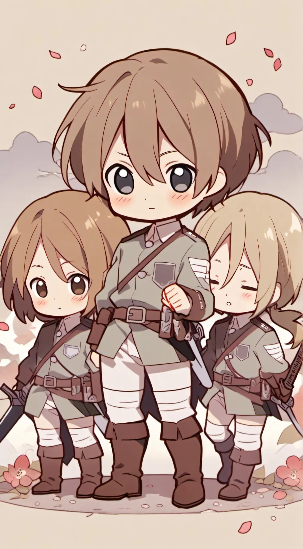 ai character: Attack on Titã background