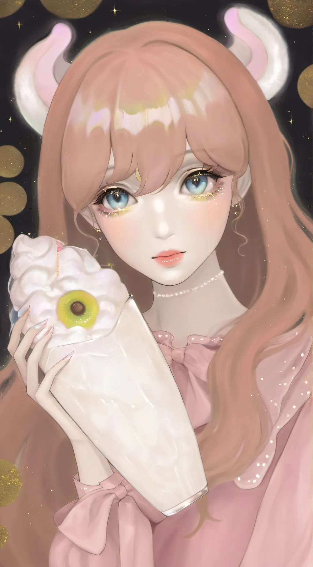 ai character: Melody background