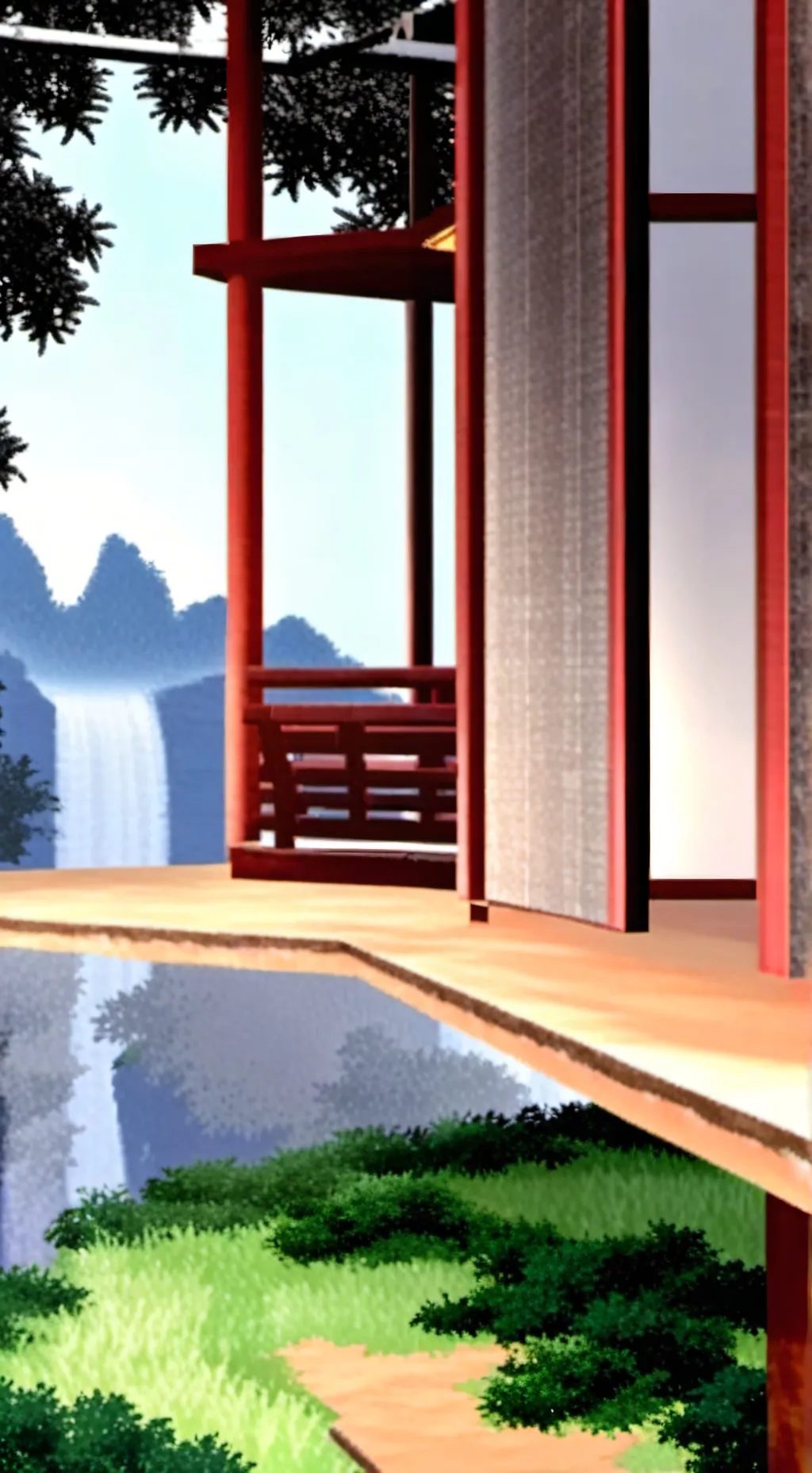 ai character: wenda x grey background