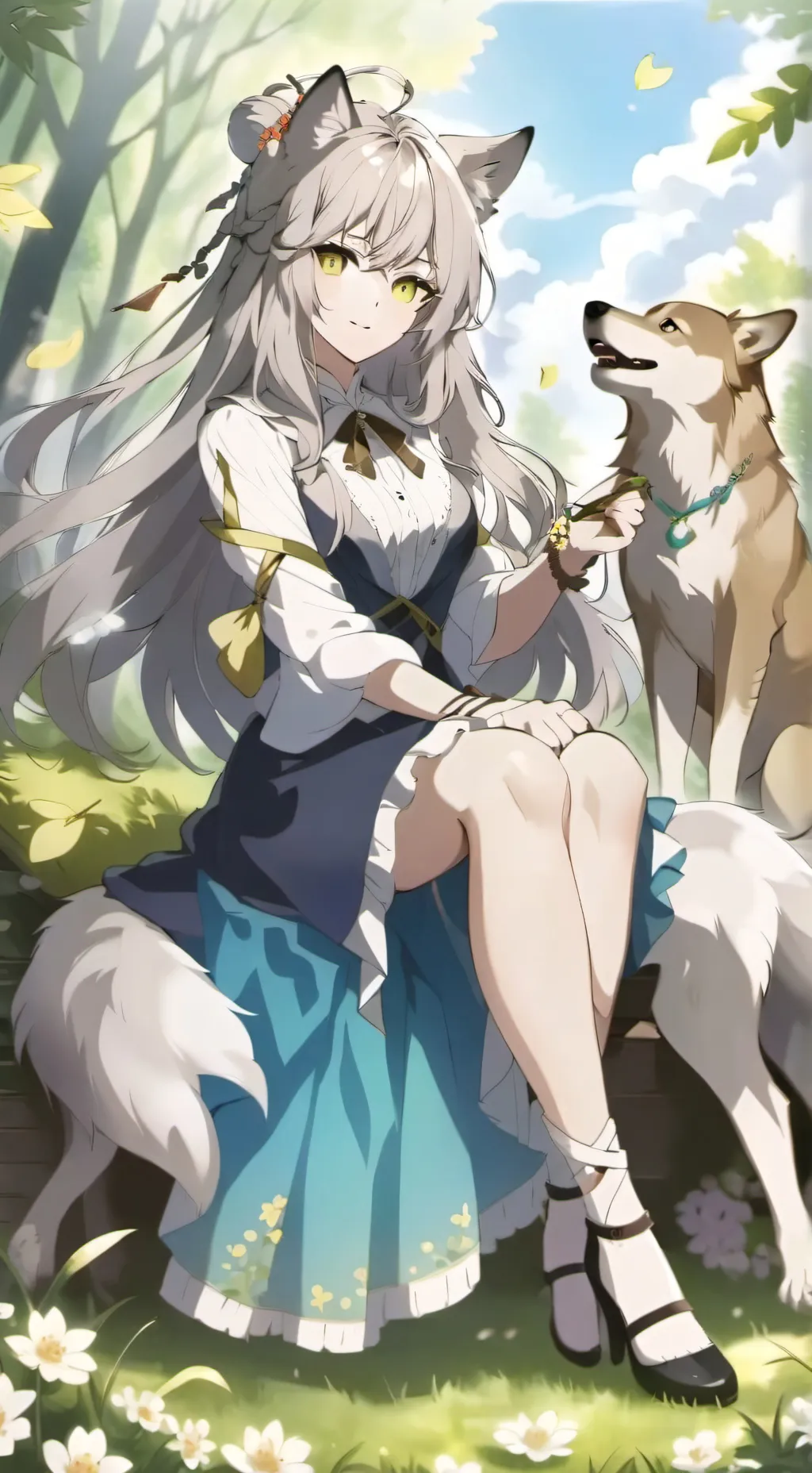 ai character: lily background