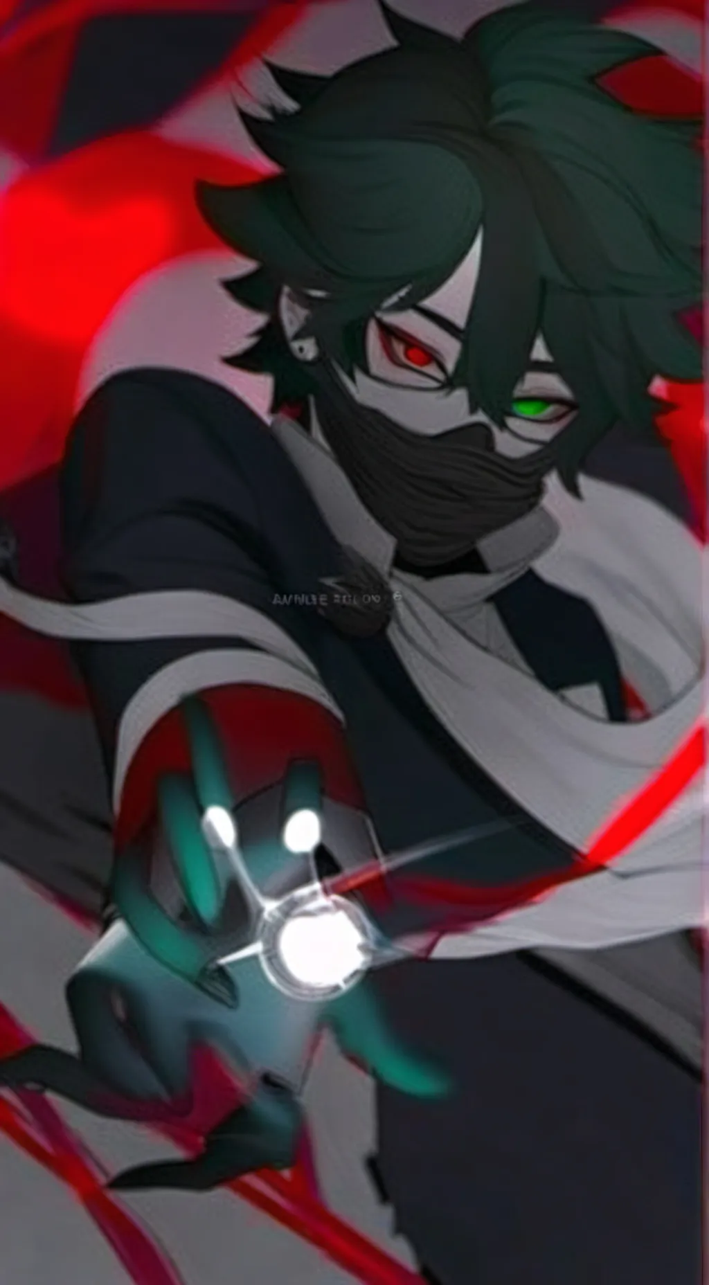 ai character: vilain mha  background