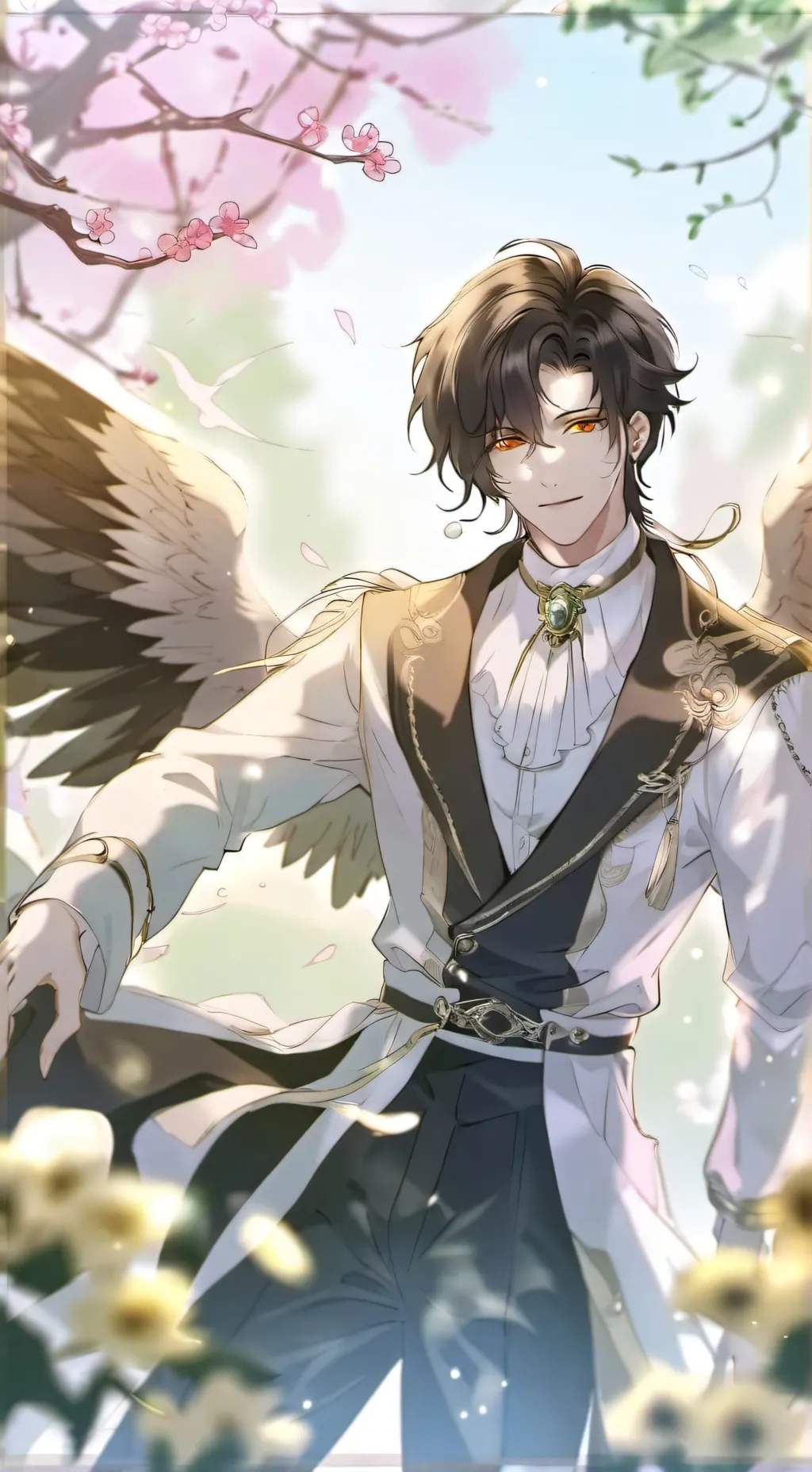 ai character: Asmuel  background