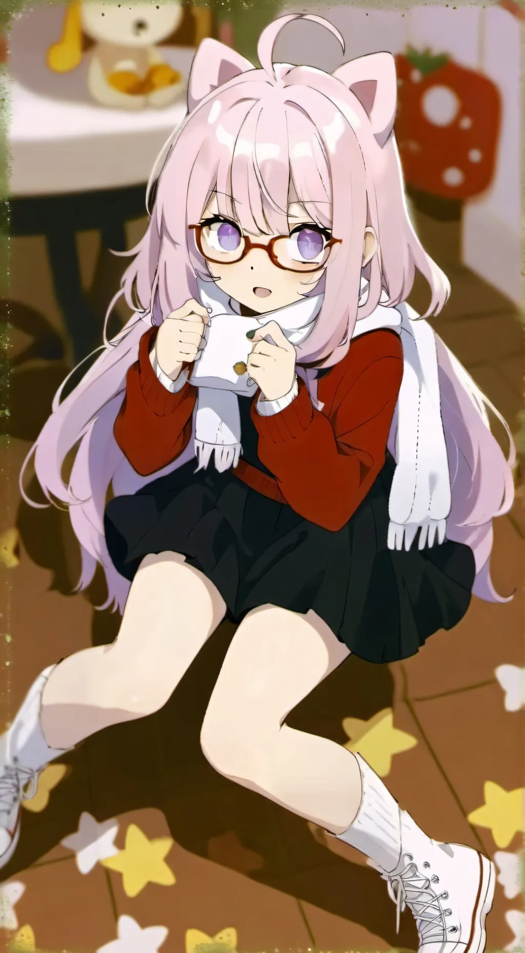 ai character: Luna  background