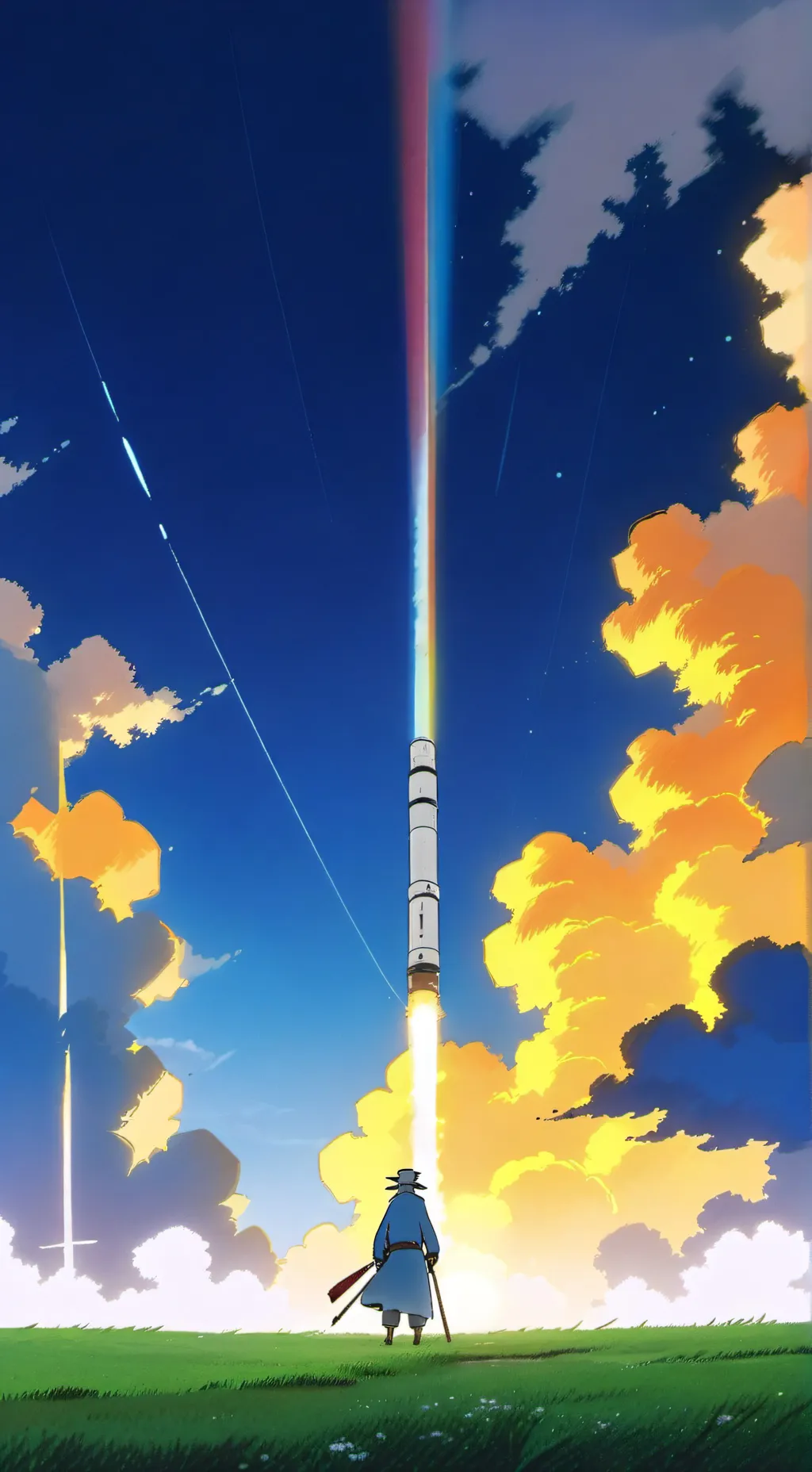 ai character: simulación background