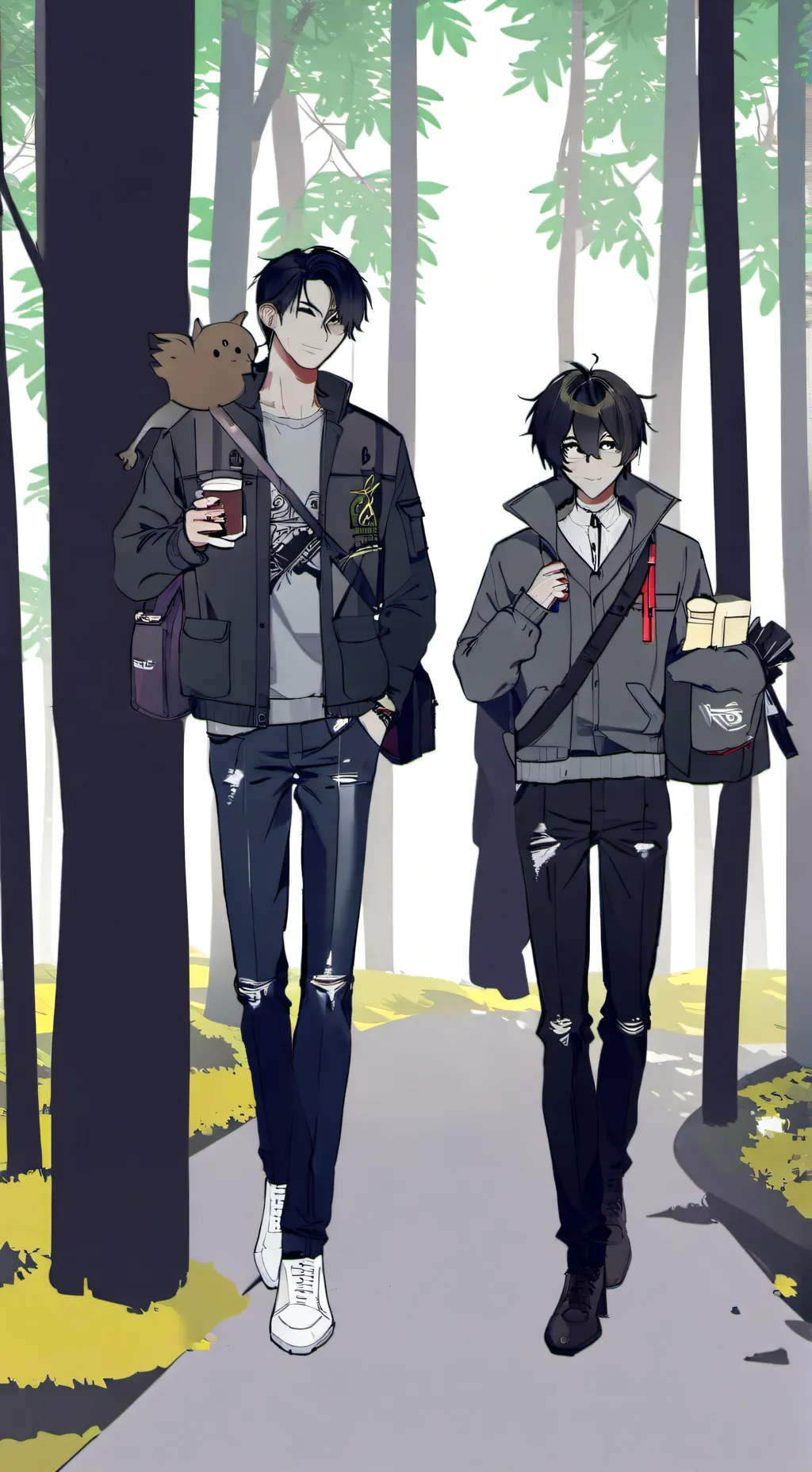 ai character: nose XD background