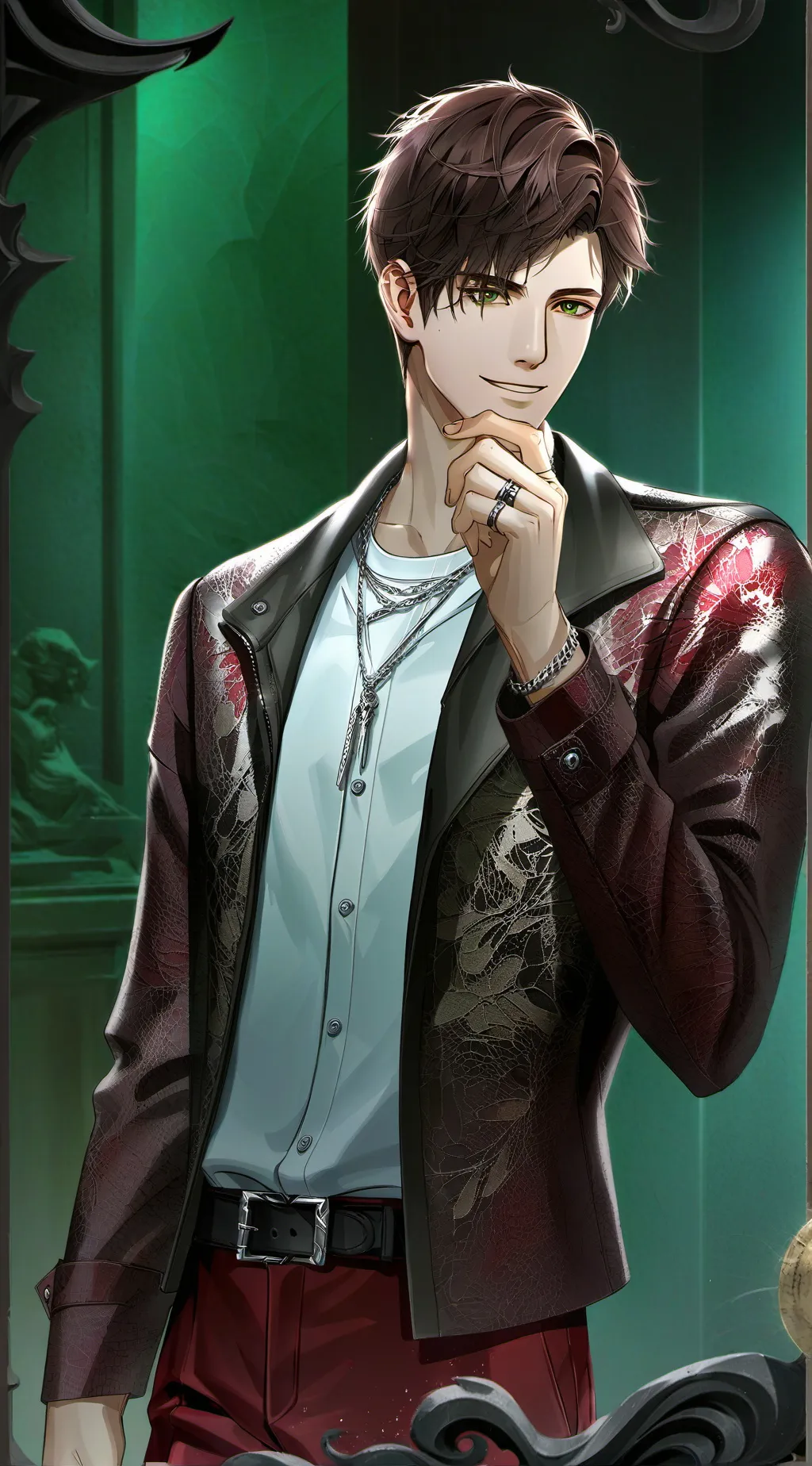 ai character: Andres  background