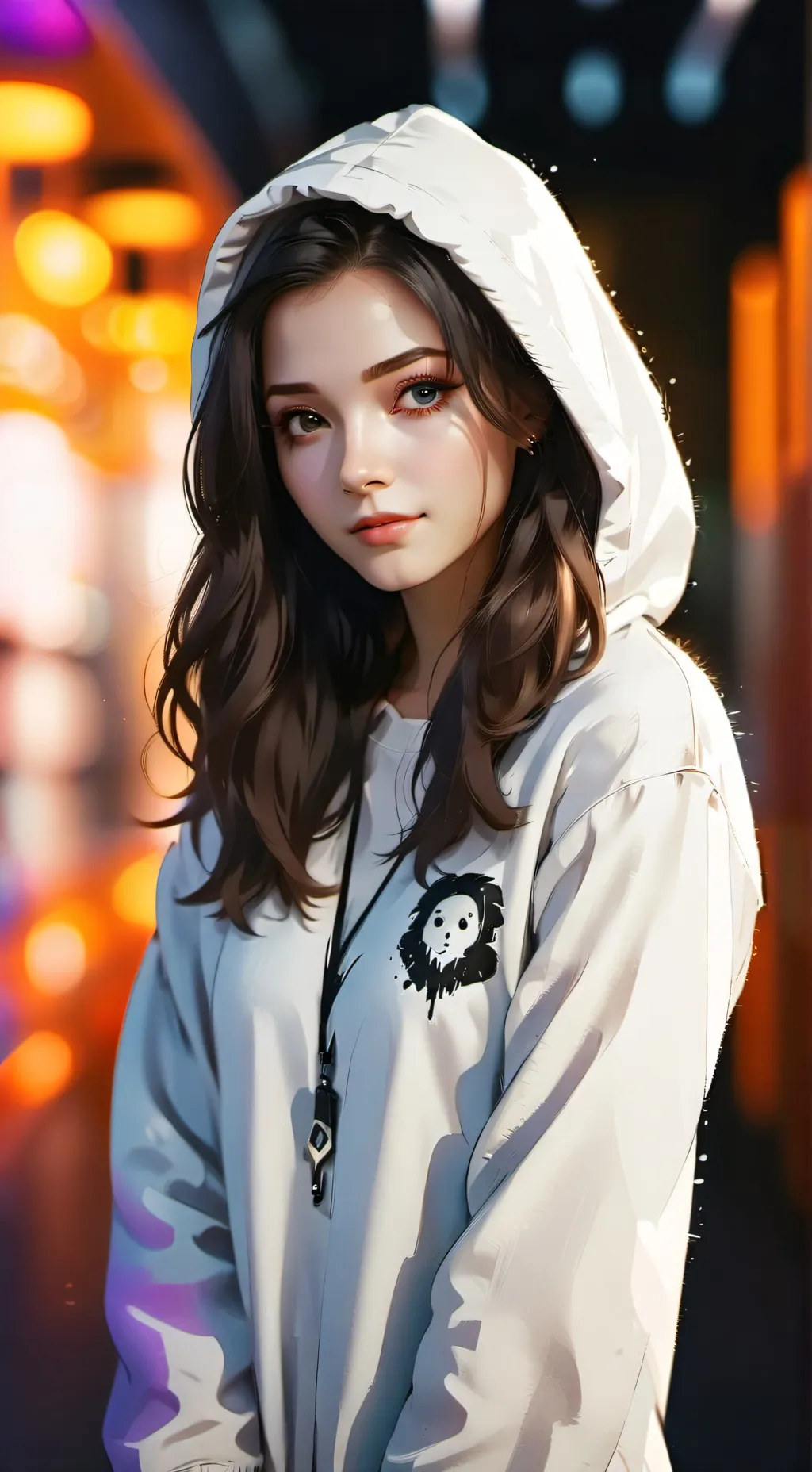 ai character: Лена background