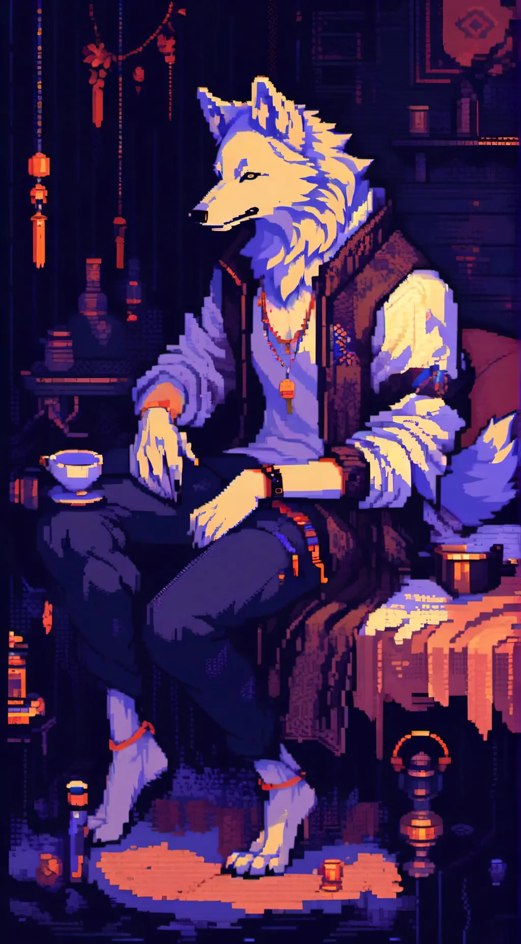 ai character: a night gone wrong background