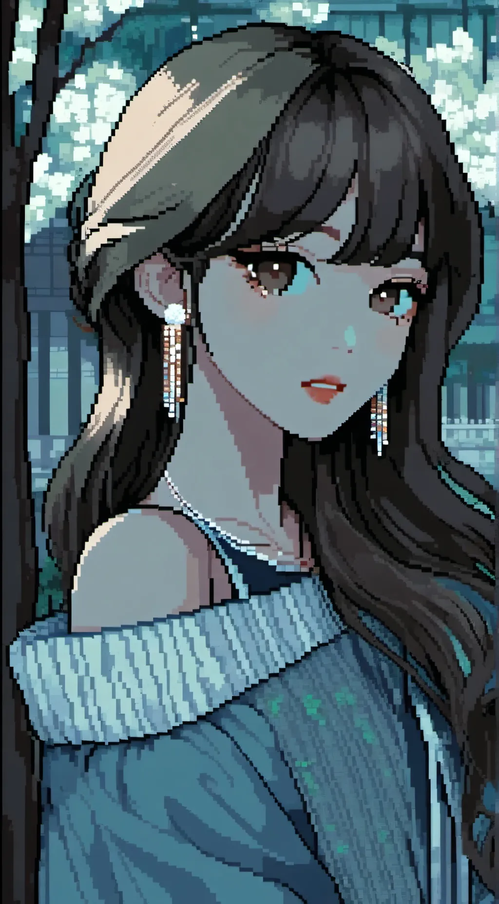 ai character: circus worker GF background