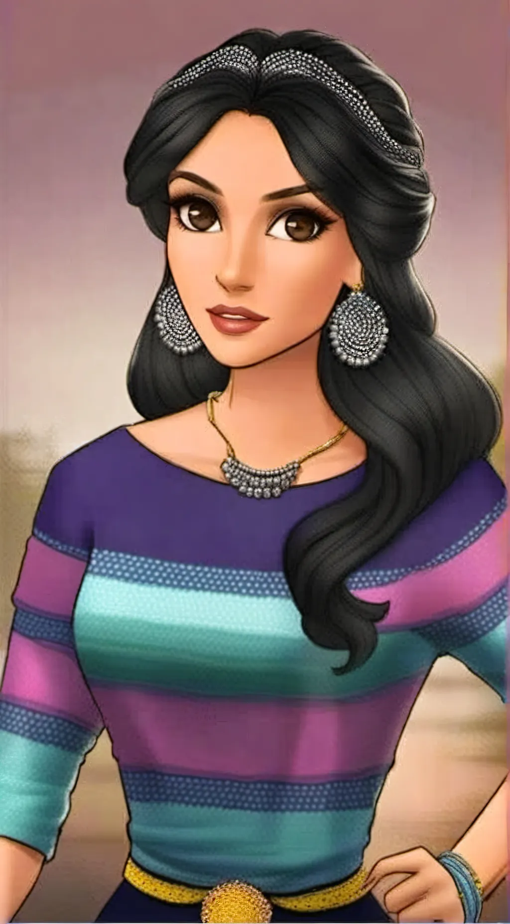 ai character: Emily  background