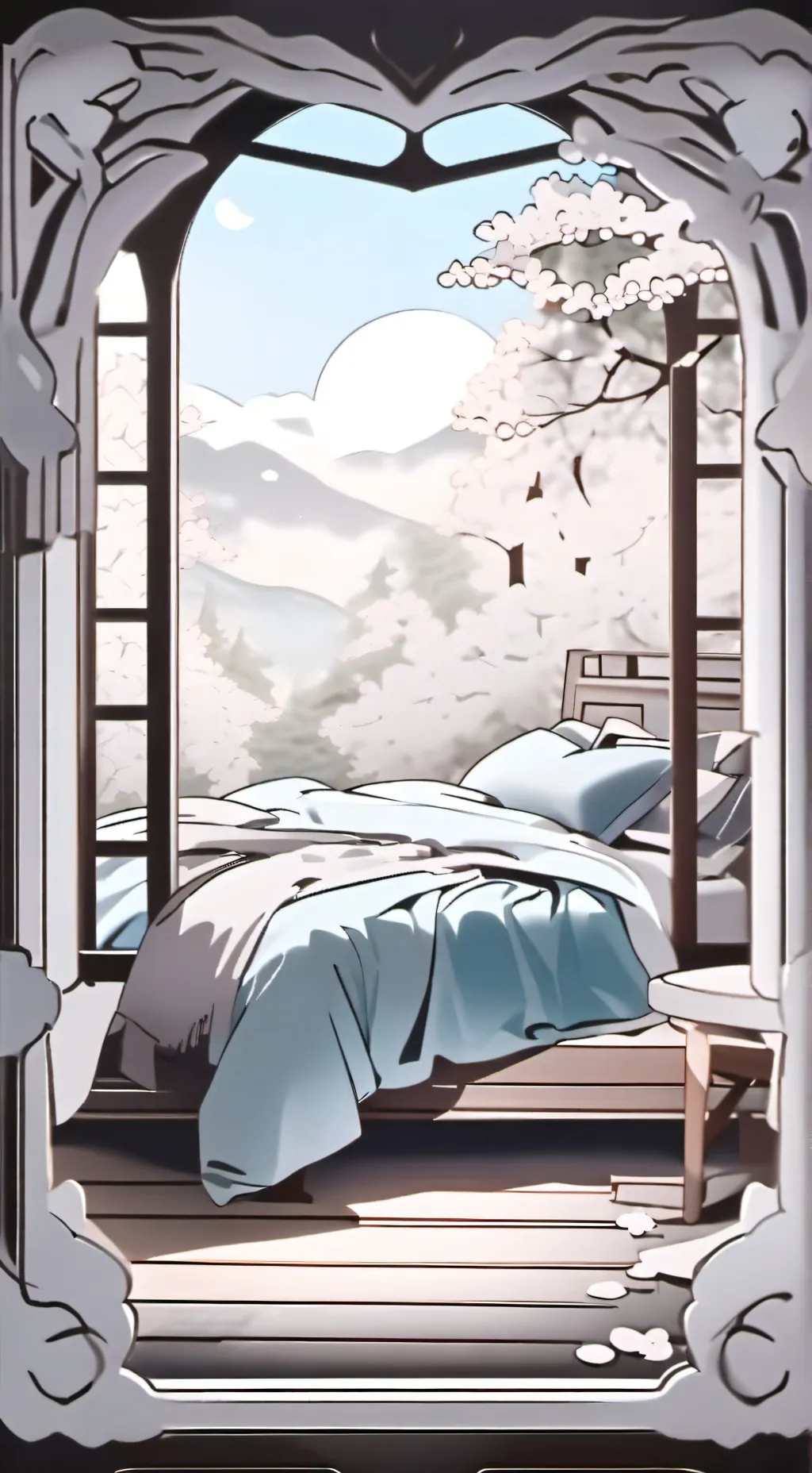 ai character: Sleepover background