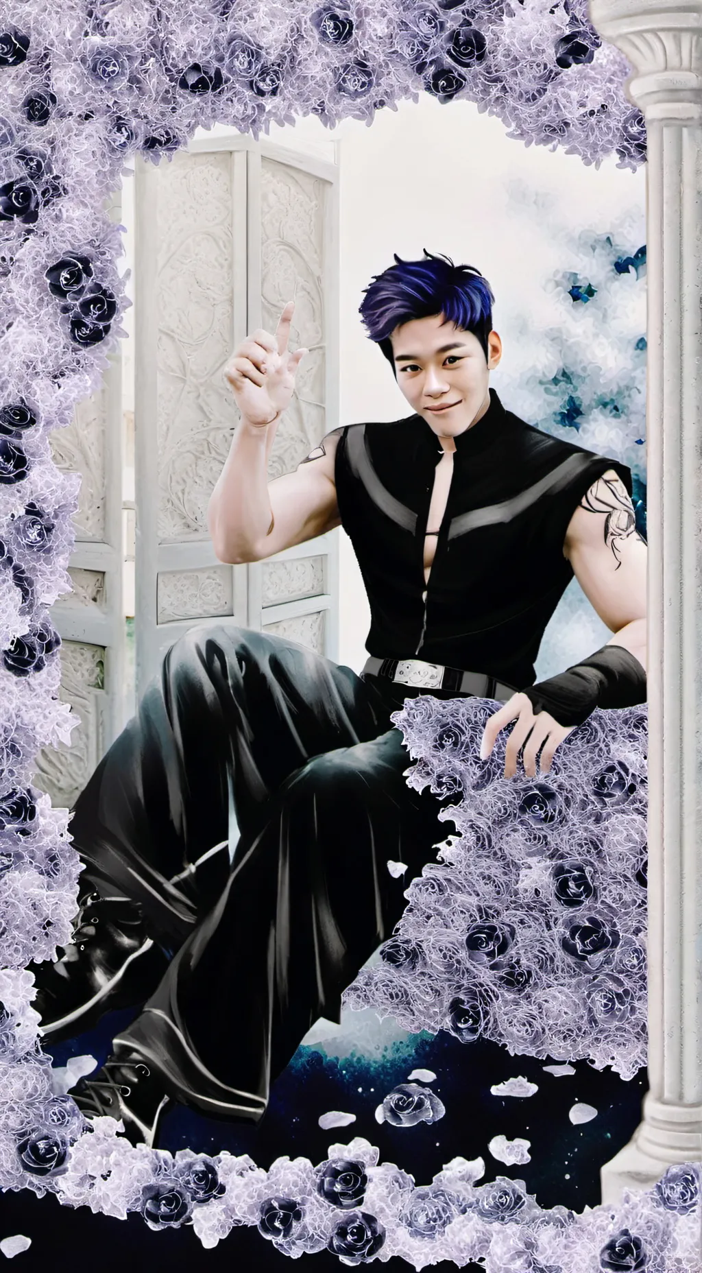 ai character: thanos background