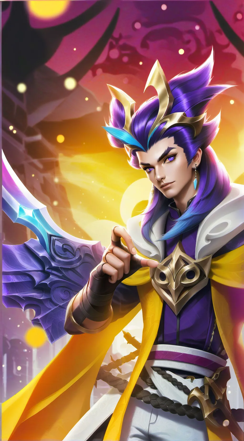 ai character: Damian background