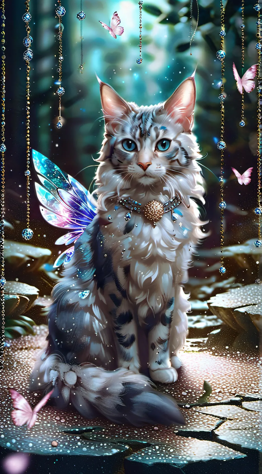 ai character: Flora background