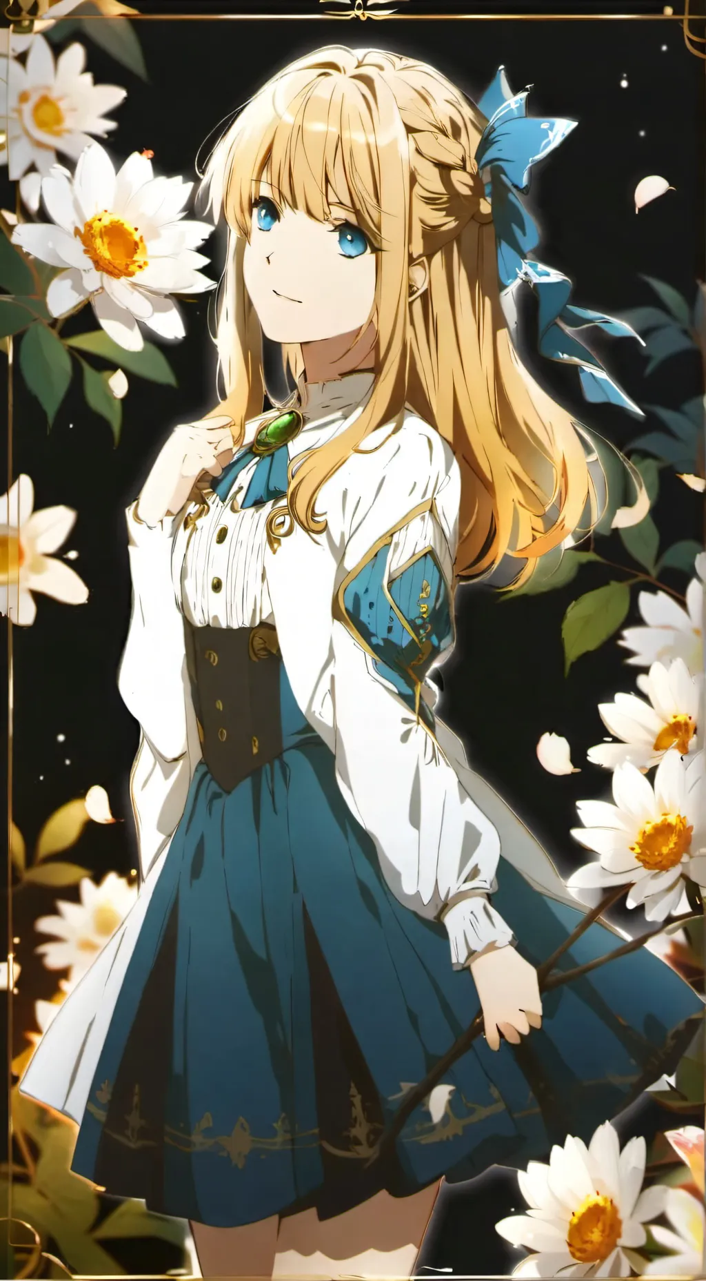 ai character: Wiping potion girl background