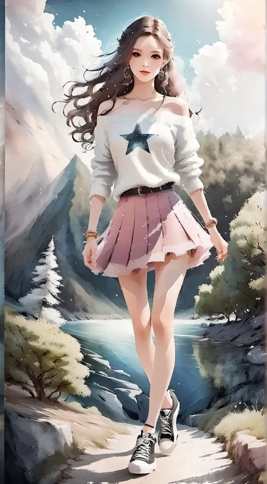 ai character: Macey background