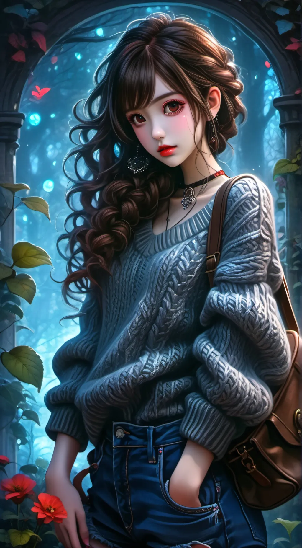 ai character: Me ig background