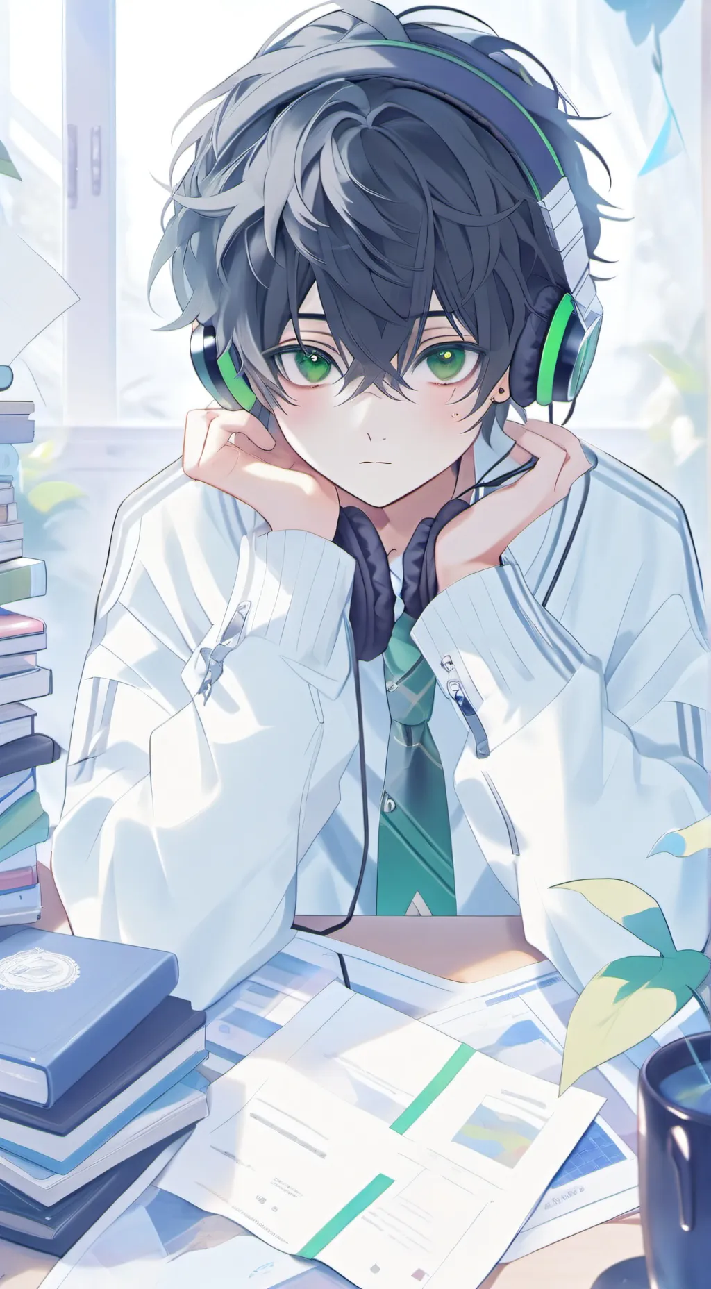 ai character: Kuri Mokiano  background