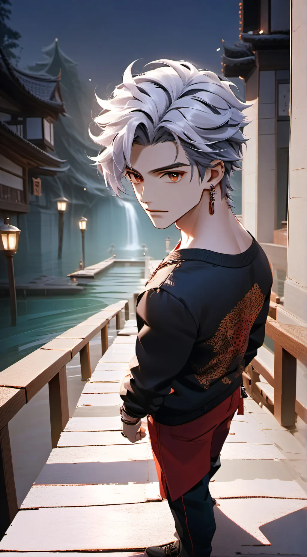 ai character: Andrew  background