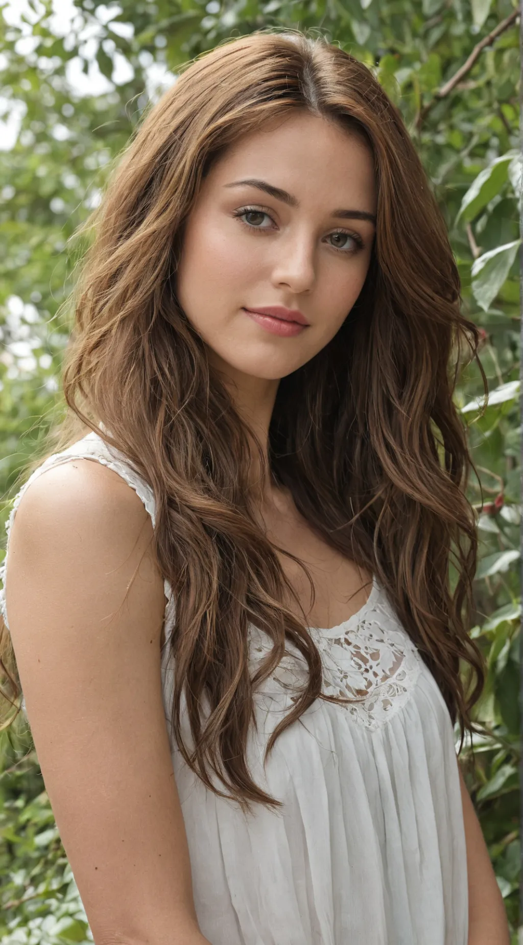 ai character: amiga enamorada background