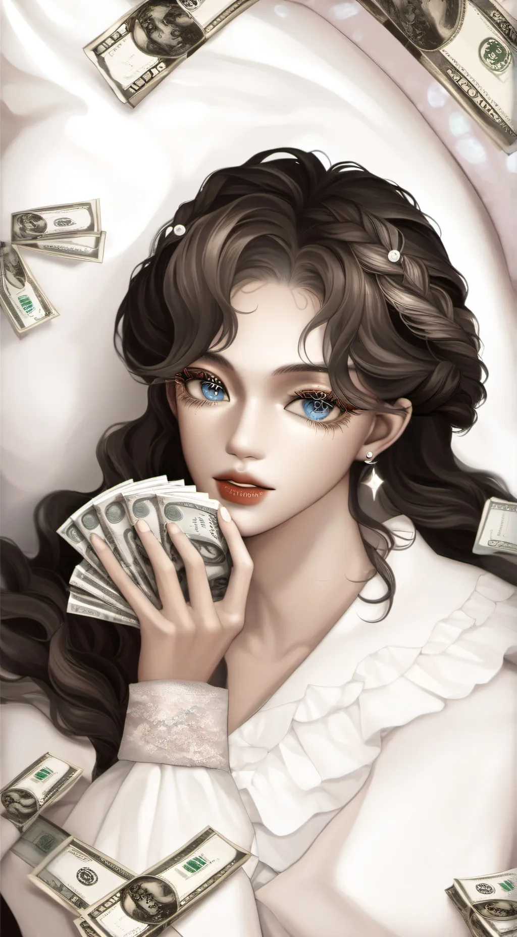 ai character: Katie  background