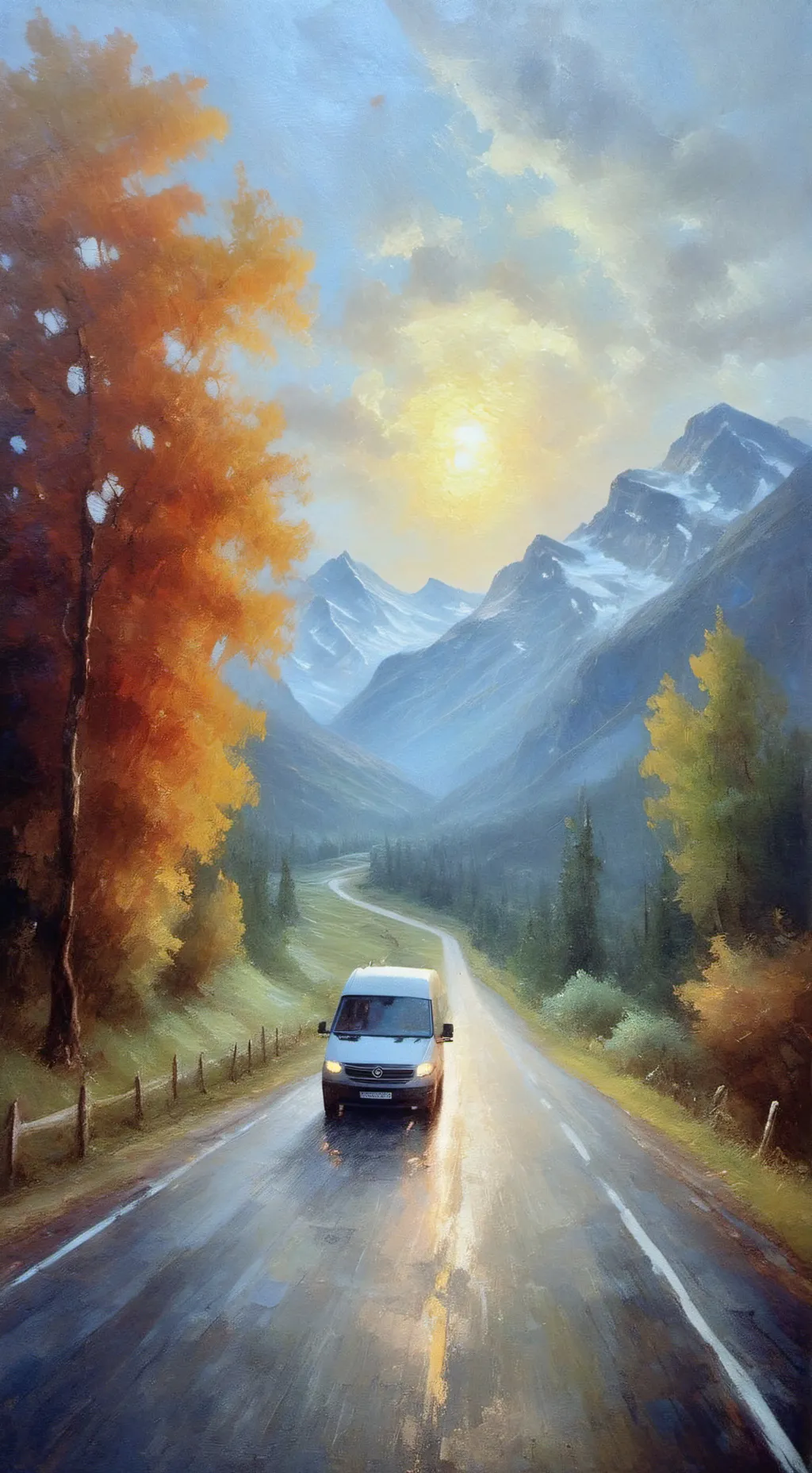 ai character: Road trip with ocs background