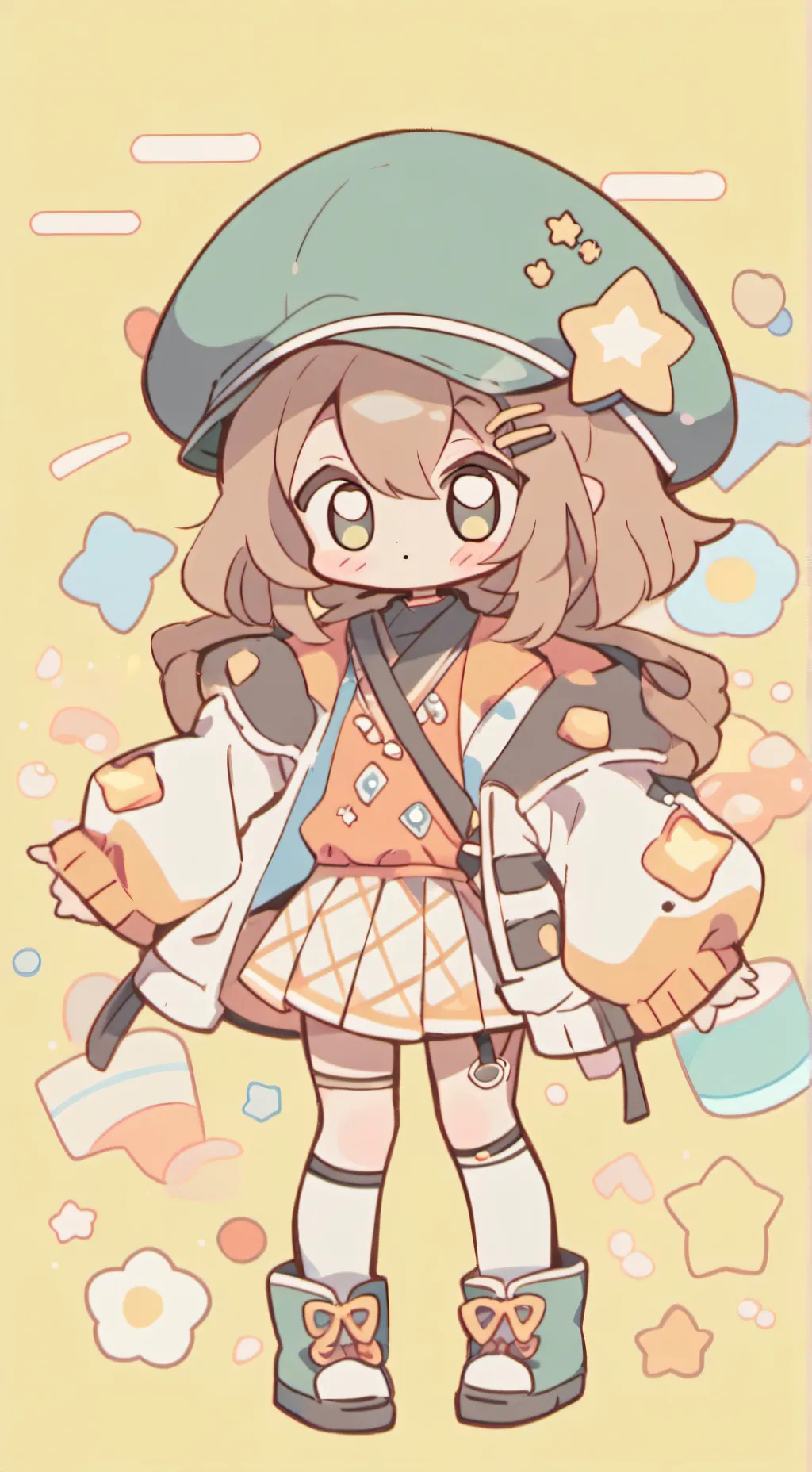 ai character: kpop demon hunters background