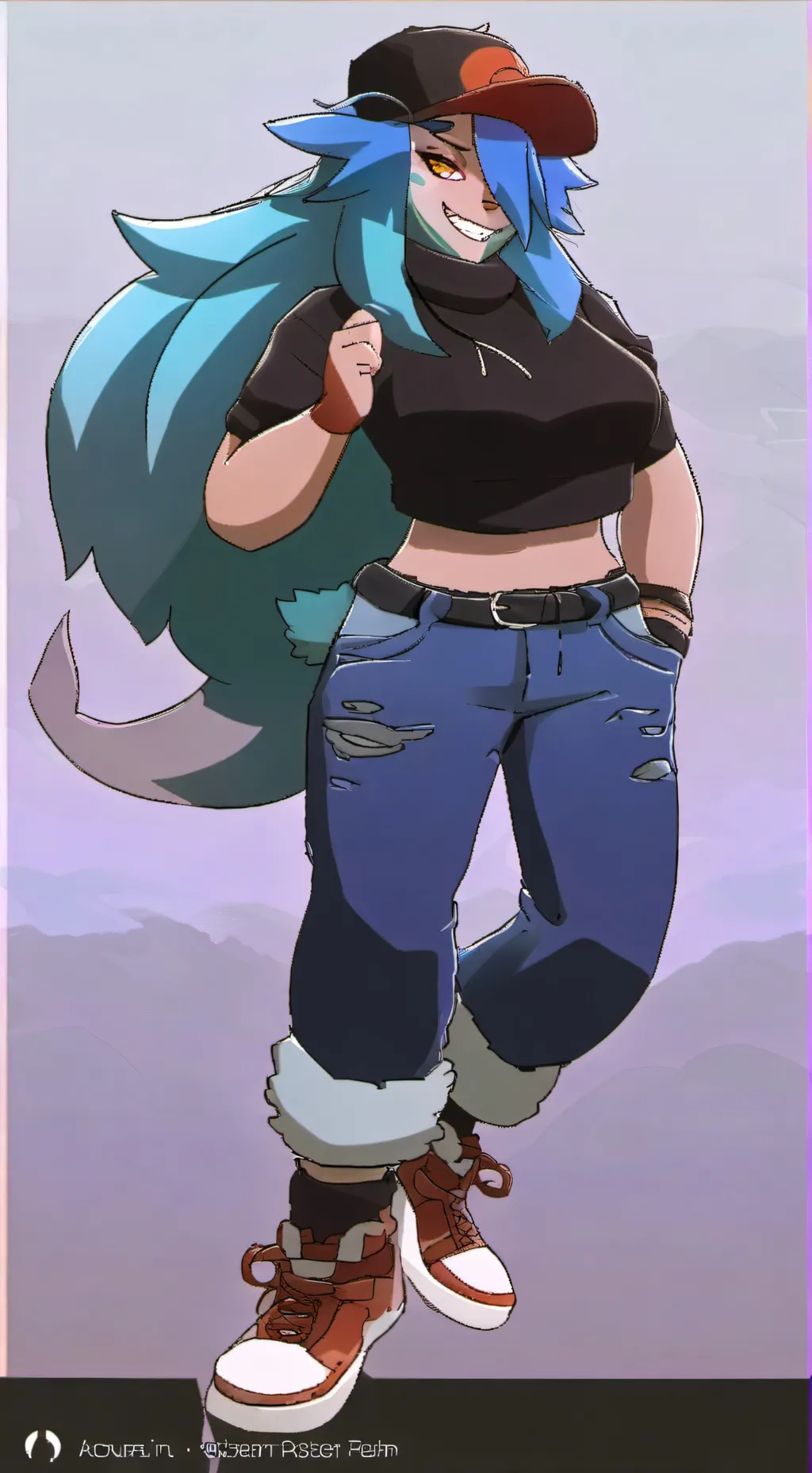 ai character: Aero background